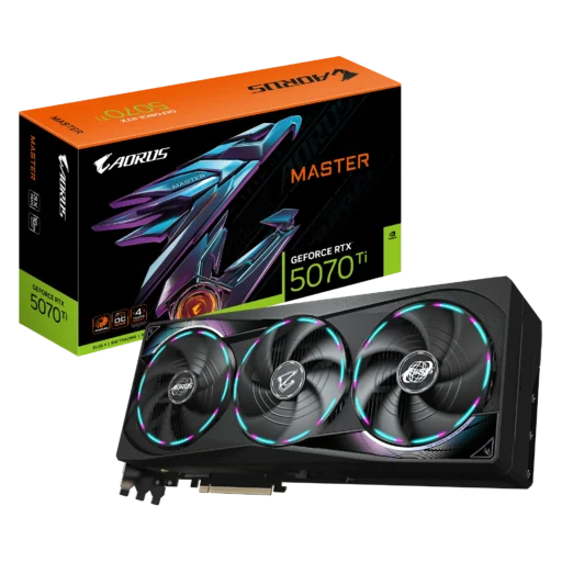 GIGABYTE nVidia GeForce RTX? 5070Ti AORUS MASTER - 16GB GDDR7 HDMIx1/DPx3