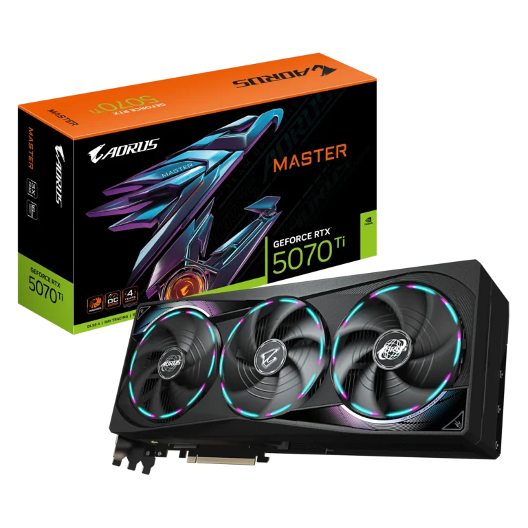 GIGABYTE nVidia GeForce RTX? 5070Ti AORUS MASTER - 16GB GDDR7 HDMIx1/DPx3