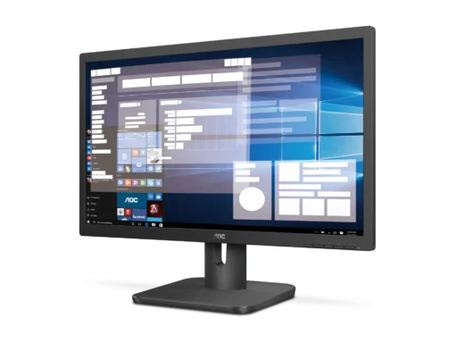 AOC 20E1H Monitor|19.5 inch|TN HD+ 1600x900|HDMI|VGA|VESA|Flicker Free|Low Blue Mode|Internal Power Supply|3YR Warranty