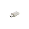 TRANSCEND 128GB JETFLASH 890 USB-C & USB 3.1 OTG FLASH DRIVE - SILVER
