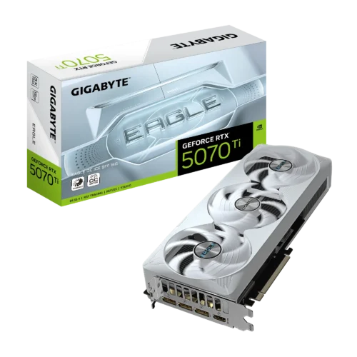 GIGABYTE nVidia GeForce RTX? 5070Ti EAGLE OC ICE SFF - 16GB GDDR7 HDMIx1/DPx3