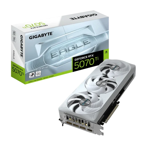 GIGABYTE nVidia GeForce RTX? 5070Ti EAGLE OC ICE SFF - 16GB GDDR7 HDMIx1/DPx3