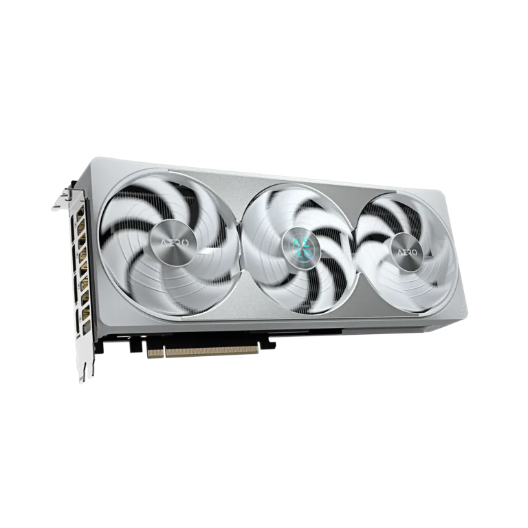 GIGABYTE nVidia GeForce RTX 5080 AERO OC - 16GB GDDR7; 256-Bit Memory Bus; 1x HDMI; 3x DisplayPort; Min 850W PSU. .