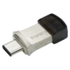 TRANSCEND 128GB JETFLASH 890 USB-C & USB 3.1 OTG FLASH DRIVE - SILVER