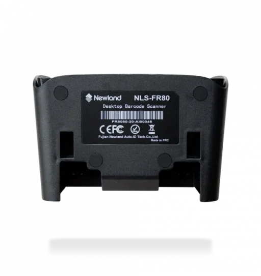 Newland-FR80 Salmon 2D CMOS Mega Pixel Large window vertical desktop scanner with ''L'' mounting bracket; 3 mtr USB cable and mu