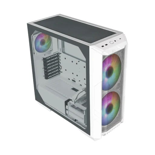 Cooler Master HAF 500 Mid Tower Case White.
