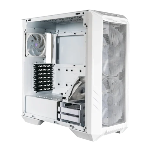 Cooler Master HAF 500 Mid Tower Case White.