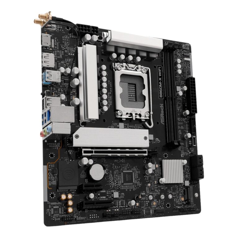 ASRock B860M-X Micro ATX DDR5 Motherboard (PCIe 5 and Wi-Fi 6E)