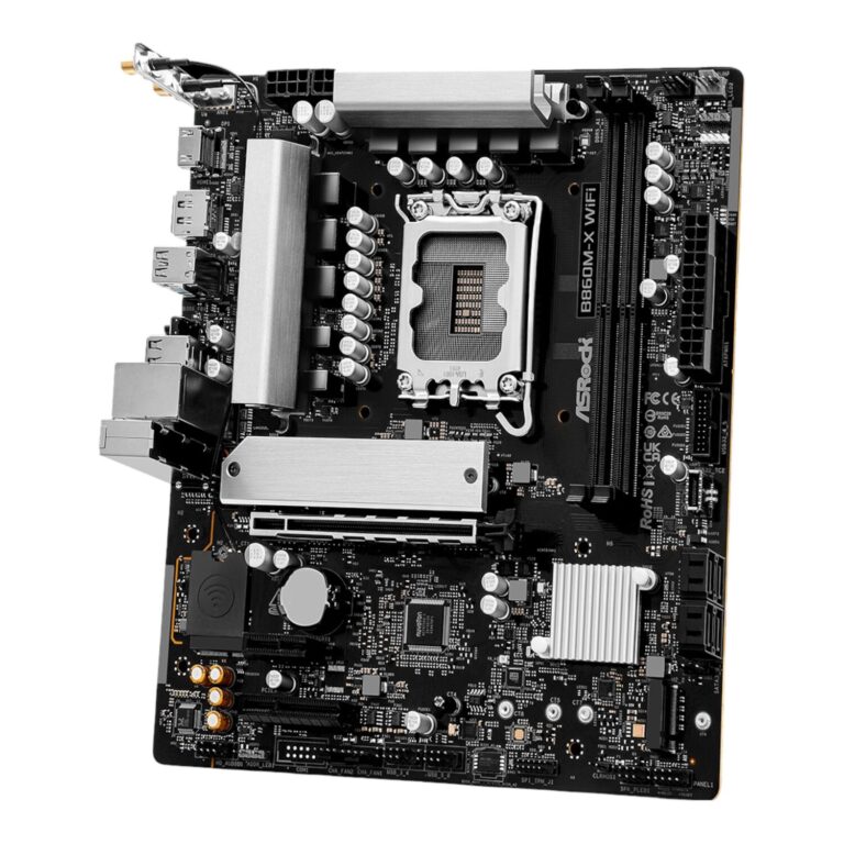 ASRock B860M-X Micro ATX DDR5 Motherboard (PCIe 5 and Wi-Fi 6E)