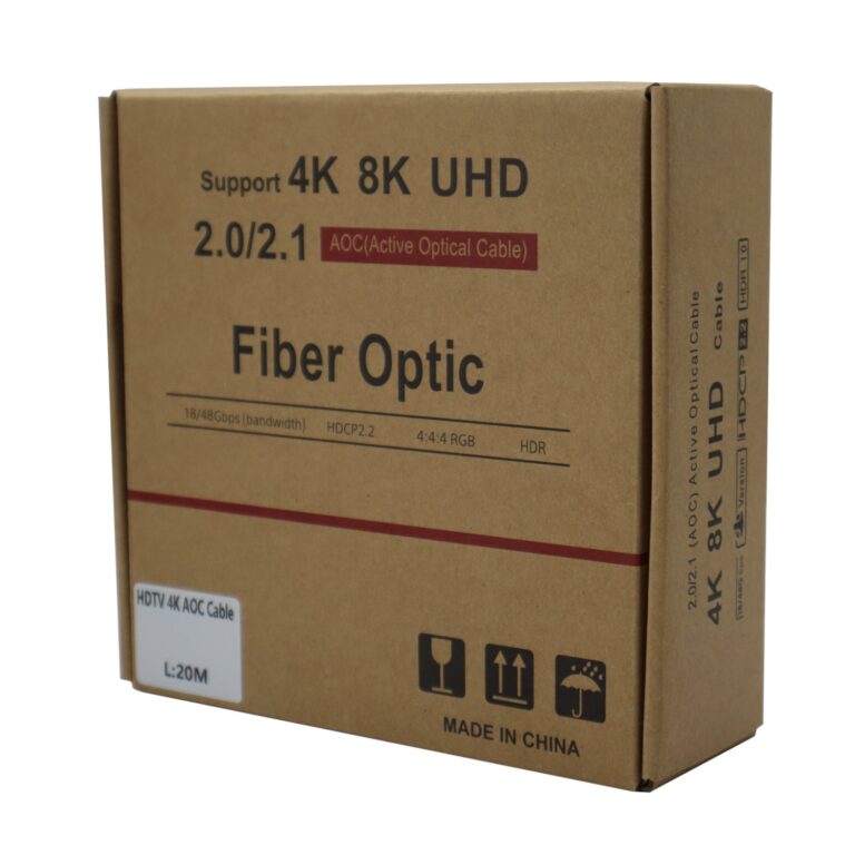 GIZZU 4K Active fibre Optic HDMI Cable 20m