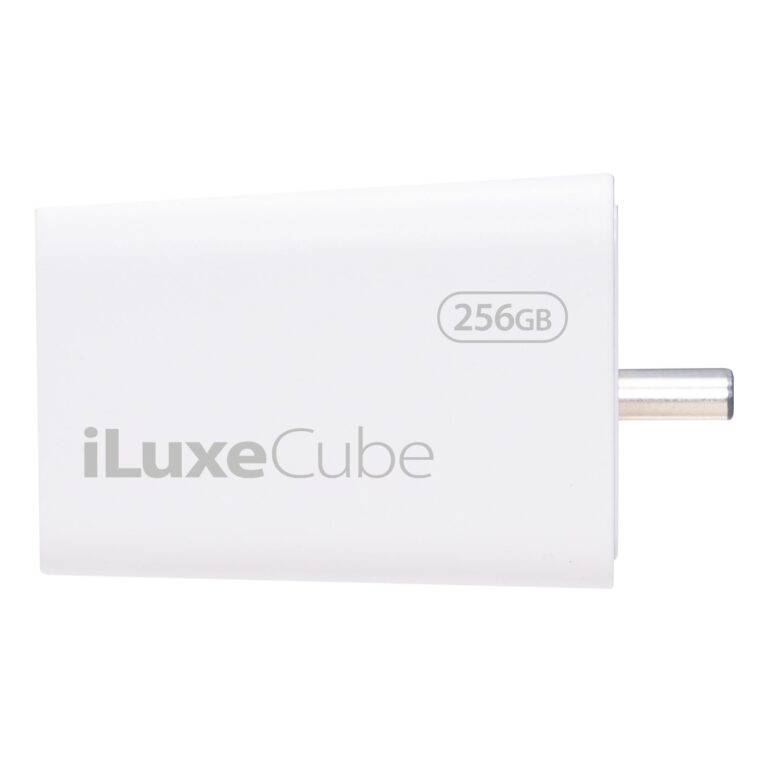 Patriot iLuxe Cube 256GB Type-C Smart Backup Solution - White