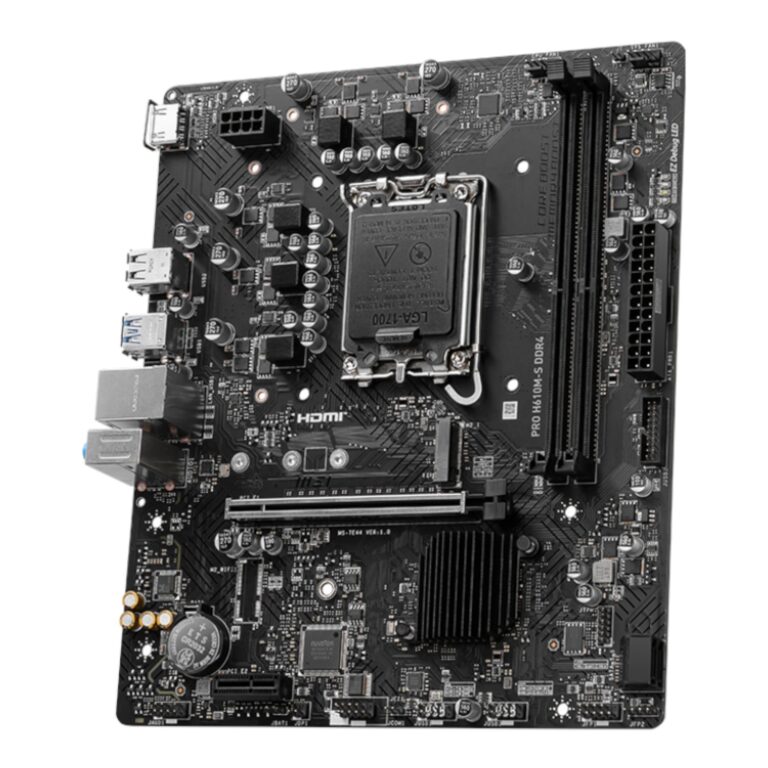 MSI H610M-S PRO LGA1700 M-ATX DDR4 Motherboard