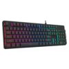 Redragon K521 Upgrade Rainbow LED 104-Key Membrane Gaming Keyboard
