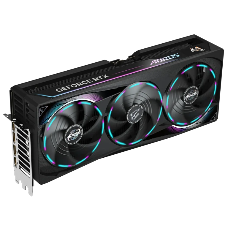GIGABYTE nVidia GeForce RTX 5090 AORUS MASTER - 32GB GDDR7; 512-Bit Memory Bus; 1x HDMI; 3x DisplayPort; Min 1000W PSU. .