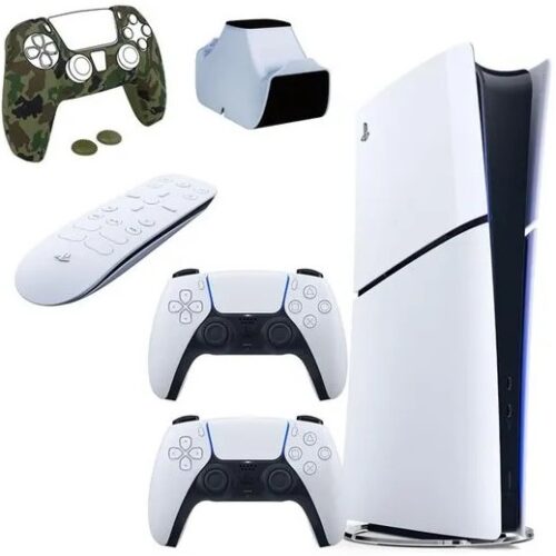 Sony PlayStation 5 Slim Digital White Console Bundle PS5