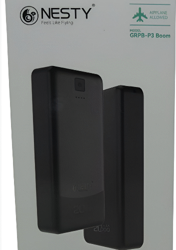 Nesty 20 000mAh Multi Functional Power Bank Colour Black