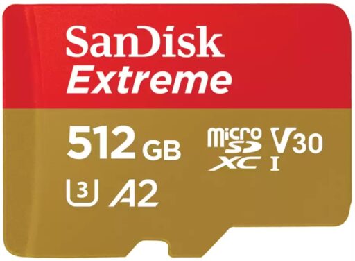 SanDisk Extreme MicroSDXC? UHS-I CARD - 512GB