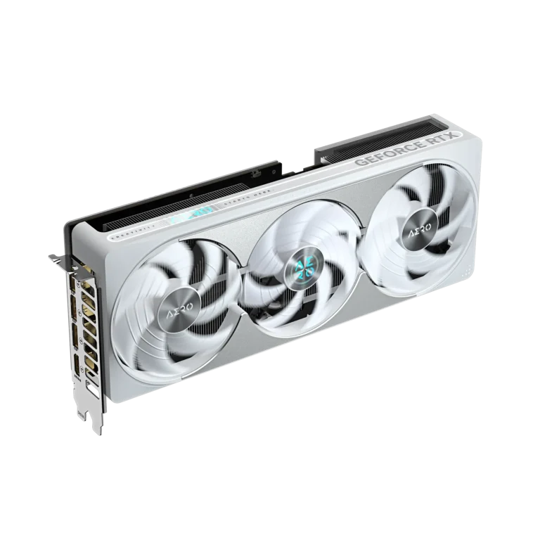 GIGABYTE nVidia GeForce RTX 5080 AERO OC - 16GB GDDR7; 256-Bit Memory Bus; 1x HDMI; 3x DisplayPort; Min 850W PSU. .