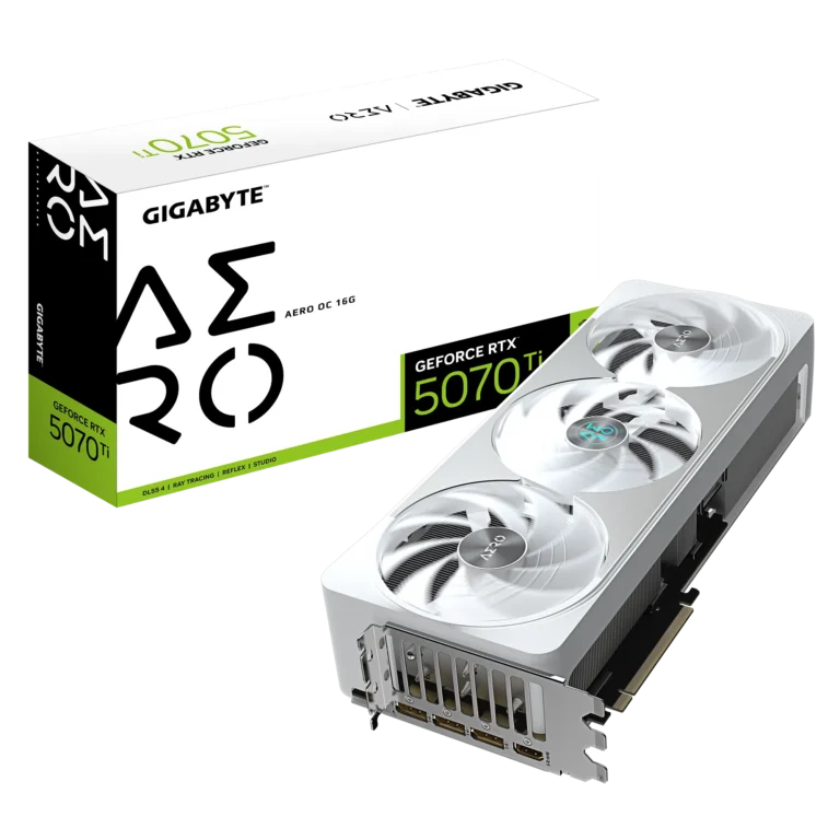 GIGABYTE nVidia GeForce RTX? 5070Ti AERO OC - 16GB GDDR7 HDMIx1/DPx3