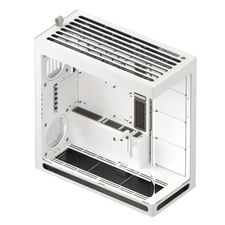 Aerocool HAVN HS 420 Base Edition White EATX case - Supports up to 11 fans - 4x 3.5'' or 8x 2.5'' - 420mm Radiator.