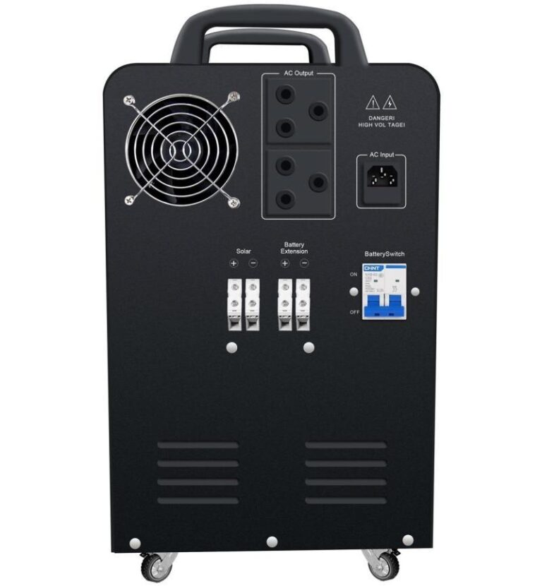 DEMO 500W TROLLEY INVERTER WITH 12V 65AH