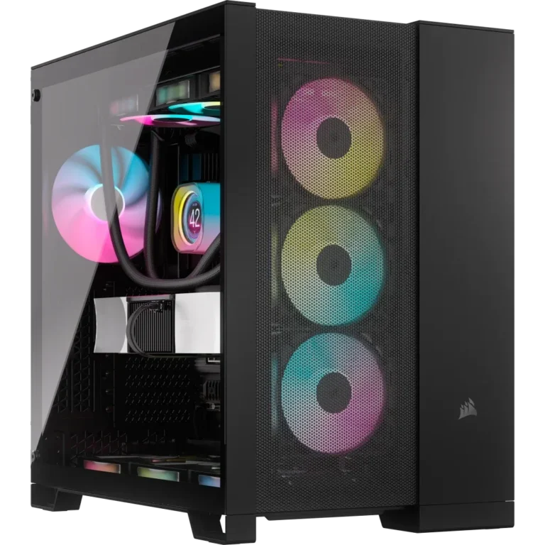 6500X Mid-Tower Black Dual Chamber PC Case