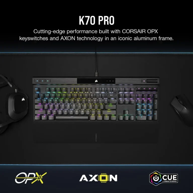 Corsair K70 PRO RGB Optical-Mechanical Gaming Keyboard