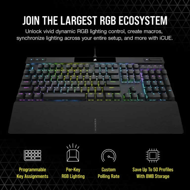 Corsair K70 PRO RGB Optical-Mechanical Gaming Keyboard