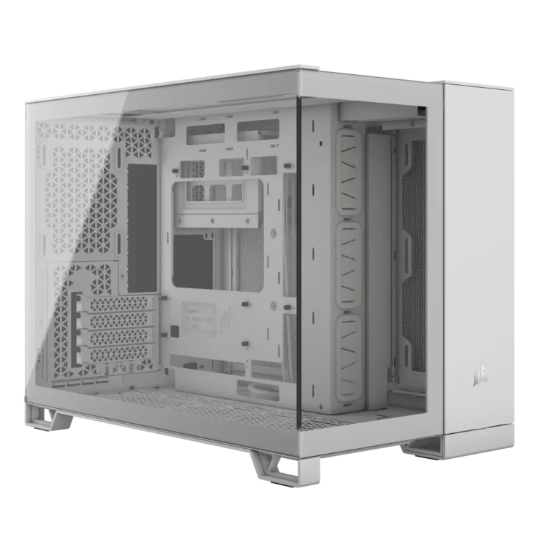 iCUE 2500X Micro ATX White Dual Chamber PC Case