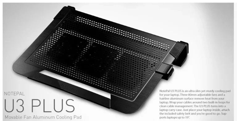 Cooler Master NotePal U3 Plus Notebook Cooling Pad 19-inch 1