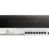 D-LINK 8-ports 10/100/1000Base-T PoE Smart Switch plus 2 SFP
