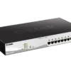 D-LINK 8-ports 10/100/1000Base-T PoE Smart Switch plus 2 SFP