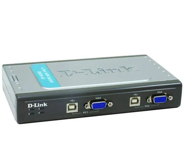 D-Link DKVM-4U 4-Port USB KVM Switch (includes only 2 cables