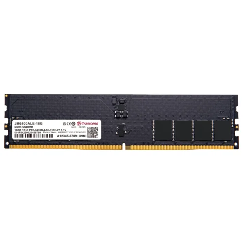 TRANSCEND JET MEMORY 16GB DDR5-6400 Unbuffered DESKTOP CUDIM