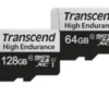 TRANSCEND 350V 64GB HIGH ENDURANCE MICRO SD UHS-I U1 CLASS10