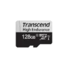 TRANSCEND 350V 128GB HIGH ENDURANCE MICRO SD UHS-I U1 CLASS1