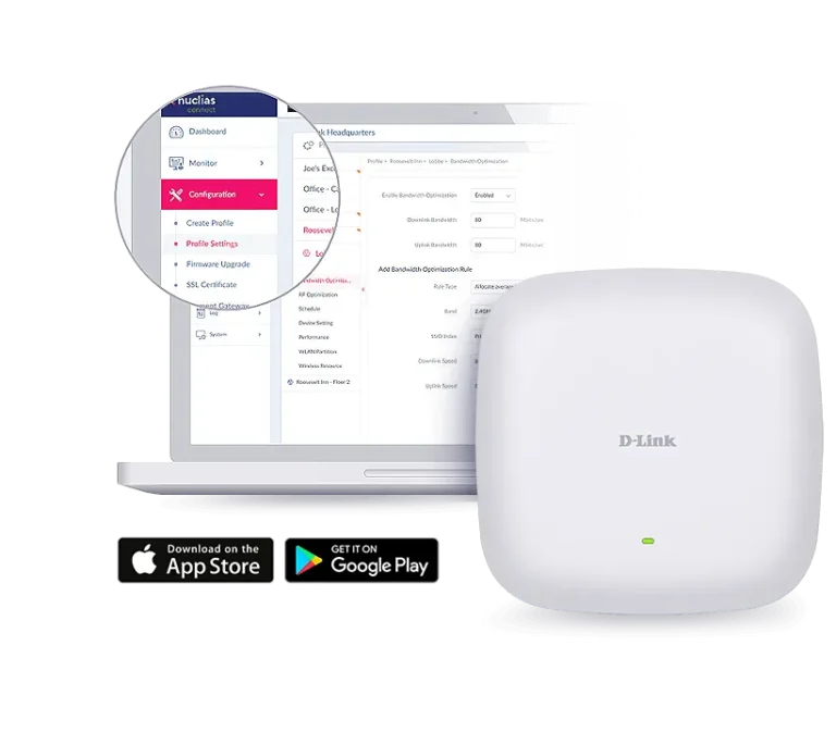 Wireless AX1800 Wi-Fi 6 (2 x 2 Concurrent Dual Band) 802.3at