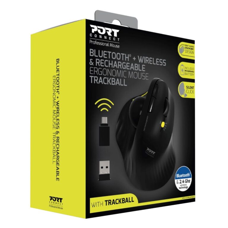 900716_Port-Connect-Wireless-Rechargeable-Executive-Bluetooth-Mouse-Black_wr_01.jpg Port Connect Bluetooth + Wireless Rechargeable Ergonomic Tra