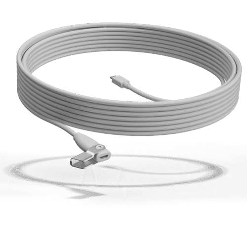 952-000047_default.png Logitech Rally Mic Pod Extension Cable, 10m - White