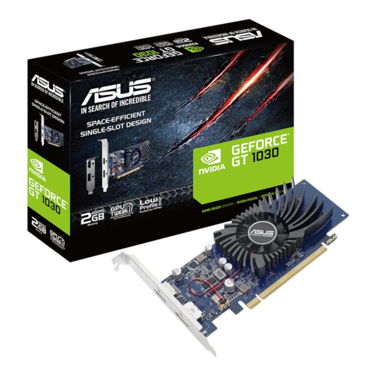 Asus GeForce? GT 1030 2GB GDDR5 Low Profile Graphics Card