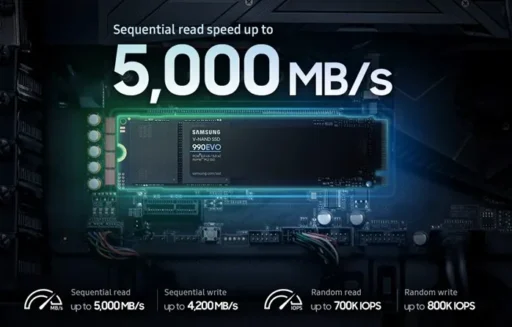 SAMSUNG 990 PRO 4 TB NVME SSD