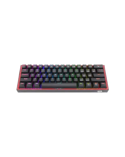 Redragon K617 FIZZ 60% Wired RGB Gaming Keyboard - Black