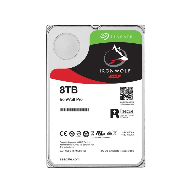 Seagate Ironwolf NAS 8TB 3.5-inch SATA Internal HDD