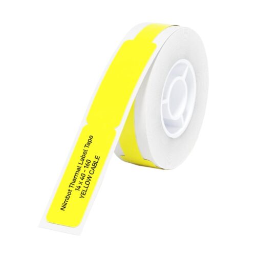 T12.5x7435-65YELLOW-CABL_wr_01.jpg NIIMBOT D11/D110/D101/H1S Thermal Label 12.5x74mm