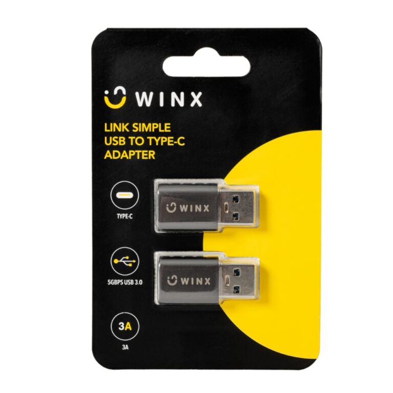 WX-AD104_wr_06b.jpg WINX LINK Simple USB to Type-C Adapter Dual Pack