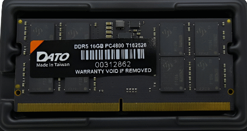 DATO 16GB DDR5 4800MHZ SODIMM MEMORY