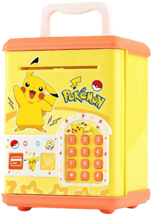CASEY POKEMON TYPE MONEY SAFE BAT.OPERTD