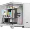 iCUE 2500X Micro ATX White Dual Chamber PC Case