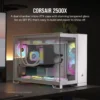 iCUE 2500X Micro ATX White Dual Chamber PC Case