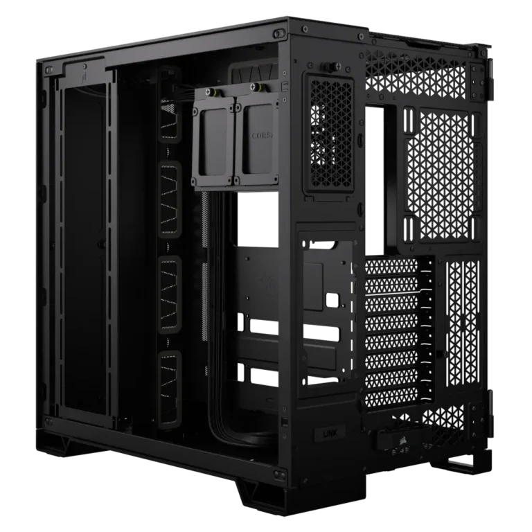 6500X Mid-Tower Black Dual Chamber PC Case